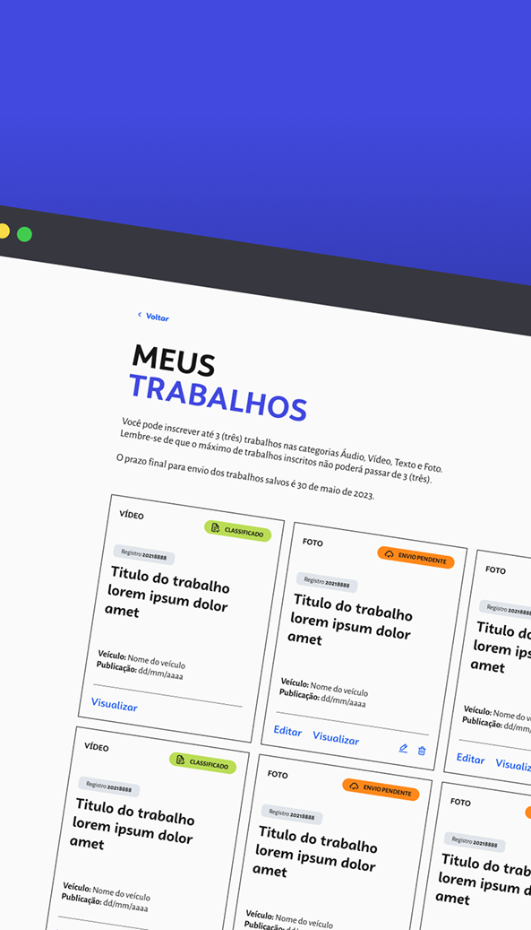 PSJ Campanha & Inscrições